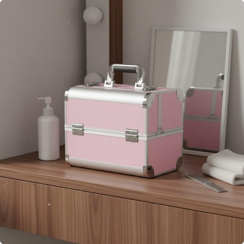 Makeup train case multi layer - makeup,