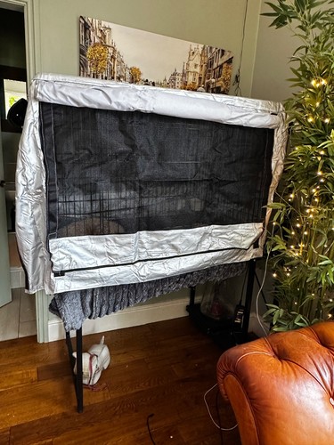 Croft heat reflective dog cage - reflective,