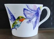 Roy Kirkham Large Breakfast  Laura Cup 'Hummingbird'  Fine Bone China NEW