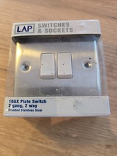 LAP 10AX Plate Light Switch 2