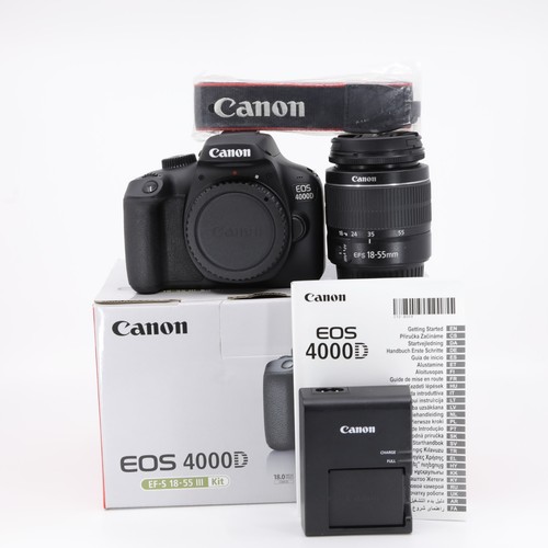 Canon eos 4000d dslr 18 - &, 18-55mm