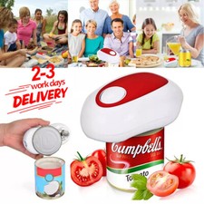 Electric Tin Can Opener Automatic One Touch Battery Operated Cooks for Weak Hand