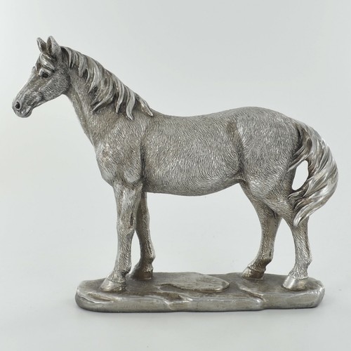 Standing horse silver - standing,