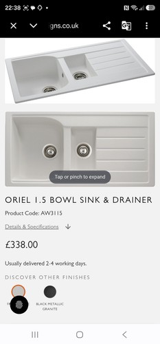 Kitchen sink oriel 5 - kitchen, bowl