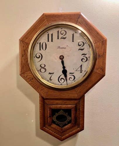 Antique ansonia clock - ansonia,