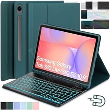 For Samsung Galaxy Tab S10 Lite/S10 FE 10.9" 2025 Bluetooth Keyboard Case Cover