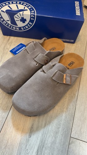 Birkenstock boston clogs - clogs, suede