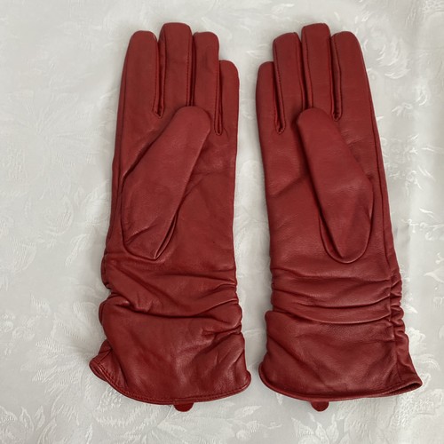Pair vintage red soft leather - vintage,