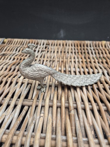 Vintage silver tone metal - silver,