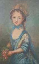 Victorian Oil Portrait
