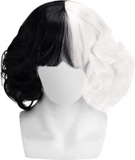 Cruella Wavy Black & White Two