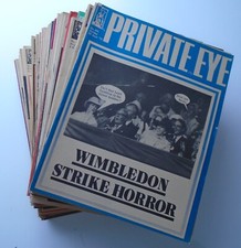 Private Eye Magazine. Issues