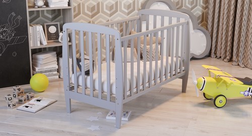 Baby cot with mattress - cot,