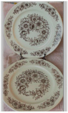 PAIR Dinner Plate (2 sets avail) 24cm, Broadhurst, Vintage 1960-70s VG Cond