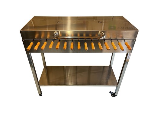 Large charcoal stainless steel - stainless,