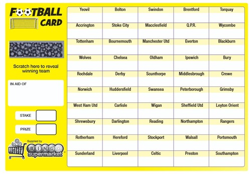 Football fundraising scratch - football,