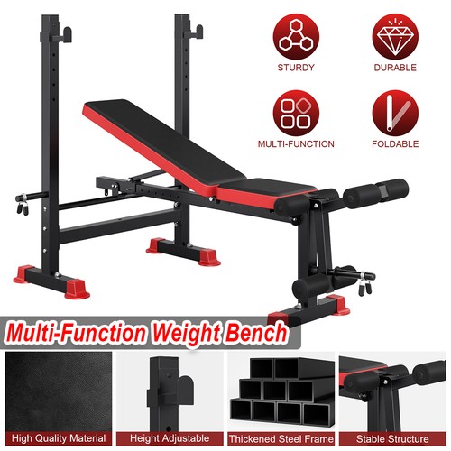 Adjustable weight bench with - adjustable,