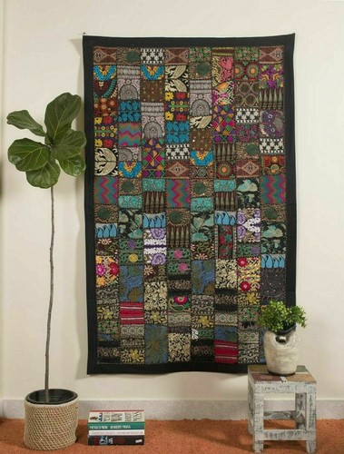 Indian black cotton vintage - black,
