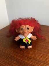 Vintage Red Haired Small Troll