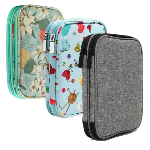 Portable knitting needles case - needles,