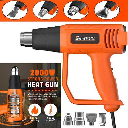 Heat gun 2000w hot - heat, 4