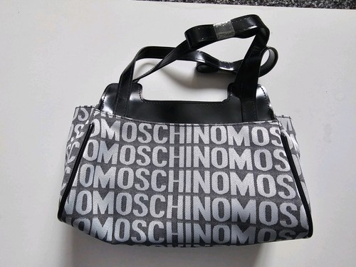 Moschino hand bag small black - moschino,