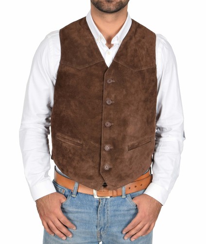 Real suede waistcoat for - real,