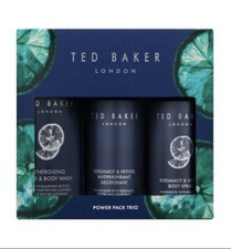 Ted Baker Power Pack Trio Body Spray Wash Deodorant Mens Christmas Gift Set