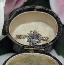 9ct Amethyst and Diamond