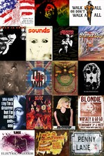 Multi-Listing Music nostalgia retro metal plaques signs