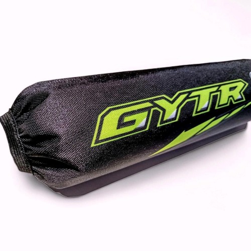 Black yellow shock covers - black,