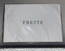 $180 Frette Hotel Classic Percale Fitted Sheet Queen White Cotton NEW WITH TAGS!