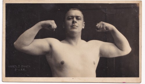 Antique strongman bodybuilder - antique,