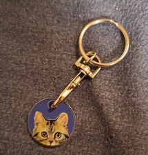 Charity key ring trolley token