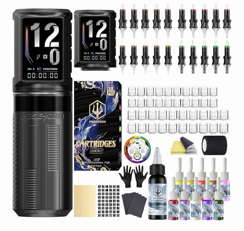 Poseidon tattoo gun kit - kit, 2pcs