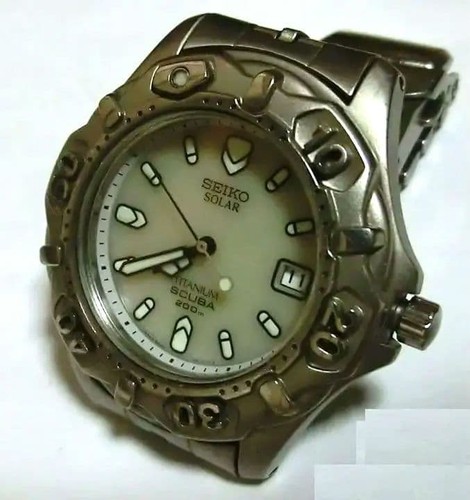 Seiko titanium scuba diver - scuba,
