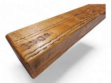 Rustic mantle beam floating shelf fire surround - Custom sizes made to order
