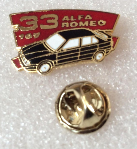 Vintage auto pin - vintage, alfa-romeo
