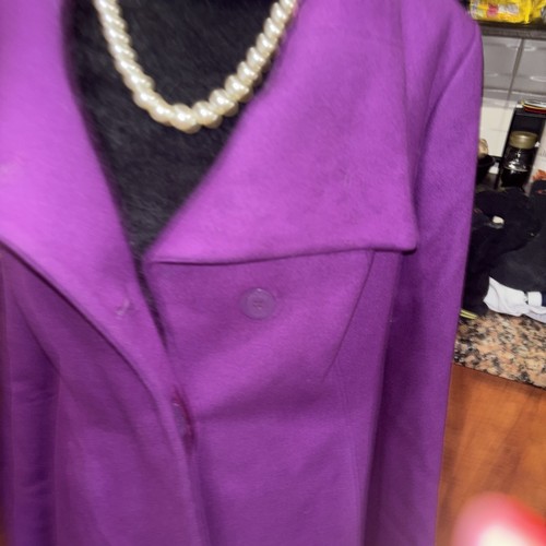 This violet wool blend - wool-blend, coat