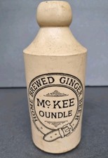 Home Brewed Ginger Beer Mckee Oundle Rare Good Condition