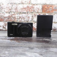 RICOH CX4 10MP Zoom 10.7x Compact Digital Camera - Black & Charger