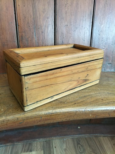 Small antique pitch pine - a,