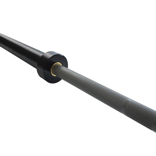 7ft black olympic barbell - 7ft,