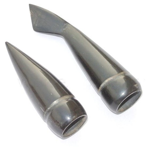 Buffalo horn longbow nocks - longbow,
