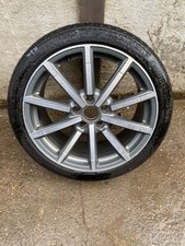 AUDI A3 S LINE GREY DC 18" ALLOY WHEEL RIM 8Jx18 ET46 OEM 8V0601025AR 255/40/18