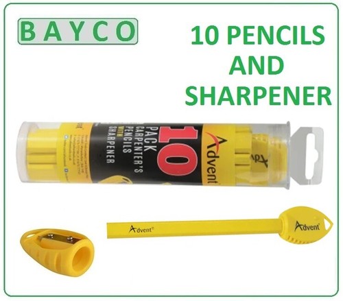 10pc carpenter pencils - pencils, joiner