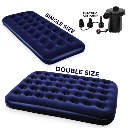 Inflatable flocked air bed - air,