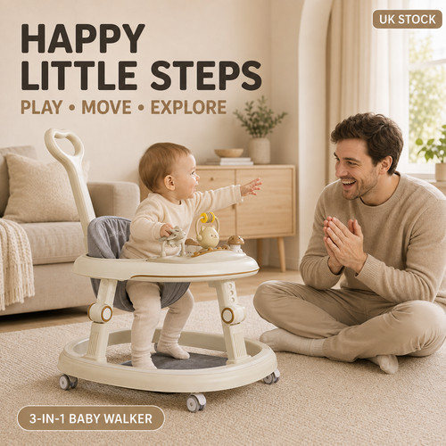 Foldable baby walker - baby,