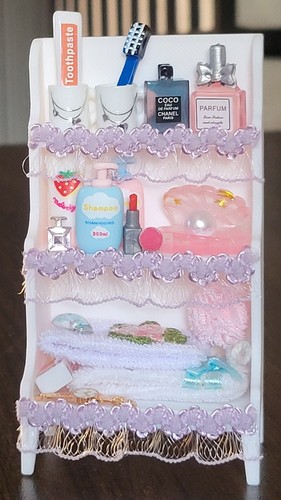 Miniature dolls house cabinet - house,
