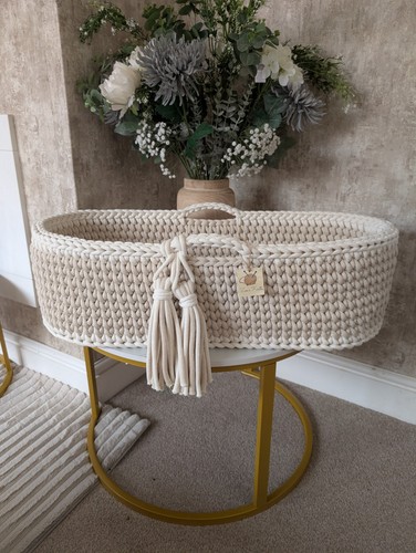Crochet moses basket - crochet,